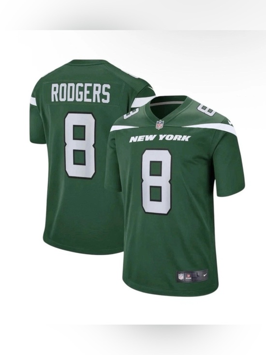 Nike Other - Aaron Rodgers New York Jets Nike Game Jersey Mens 3XL Gotham Green NWT MSRP $130